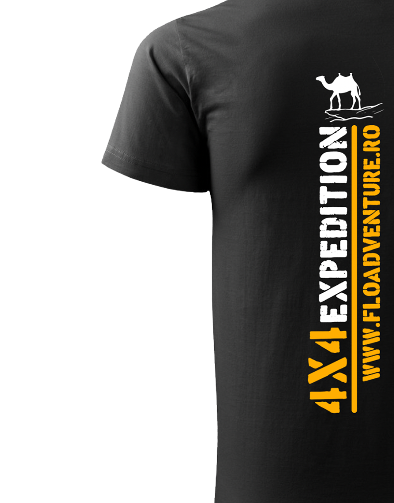 Tricou - Sahara Expedition - Negru