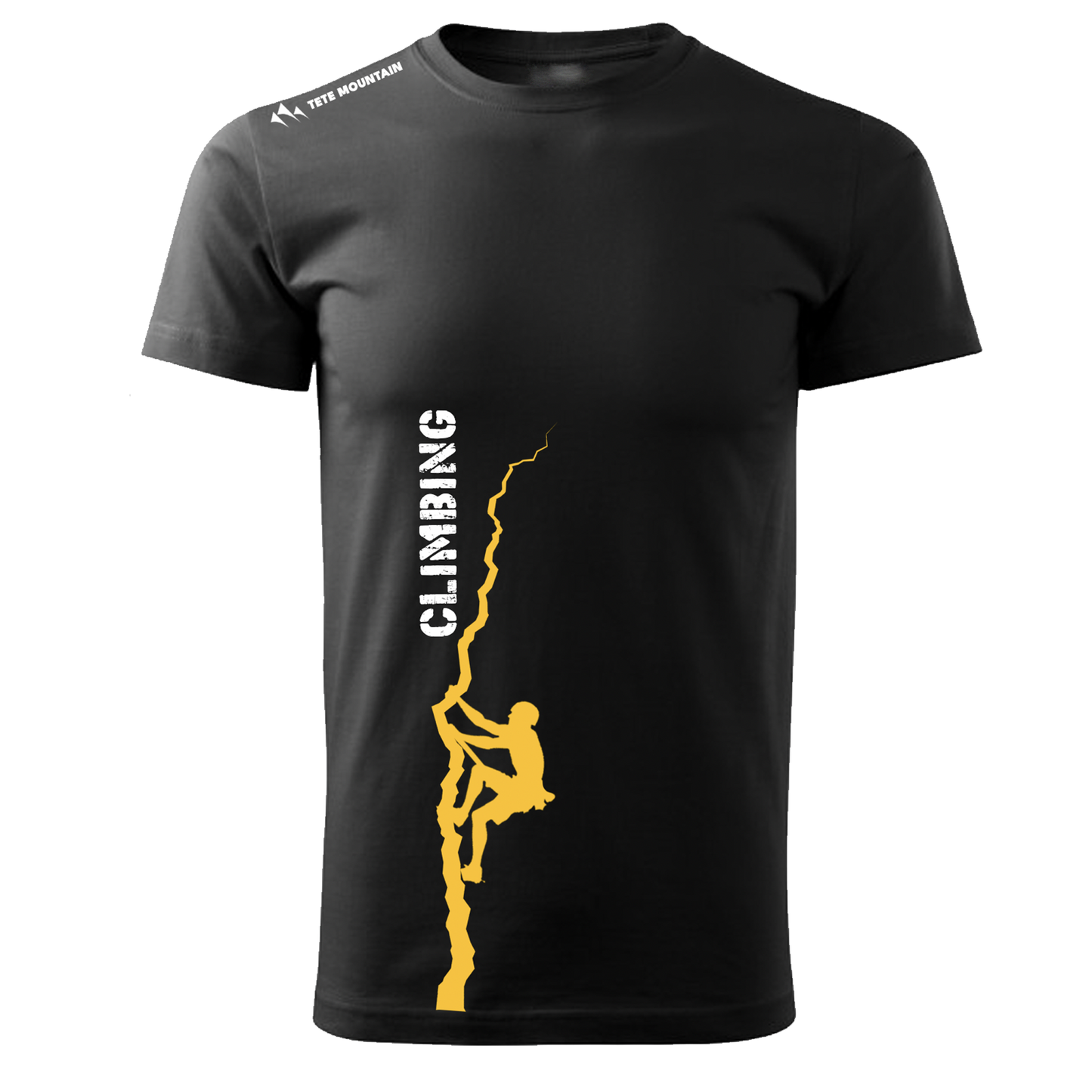 Tricou - Rock Climbing - Negru