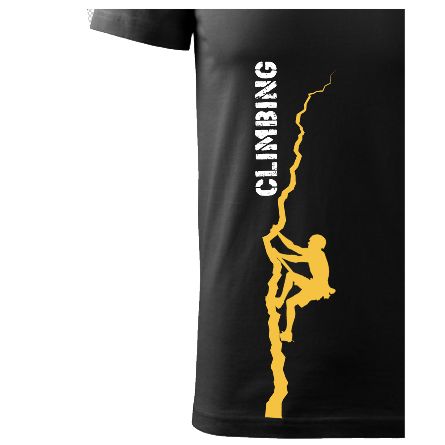 Tricou - Rock Climbing - Negru
