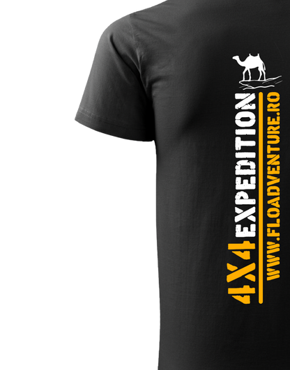 Tricou - Sahara Expedition - Negru