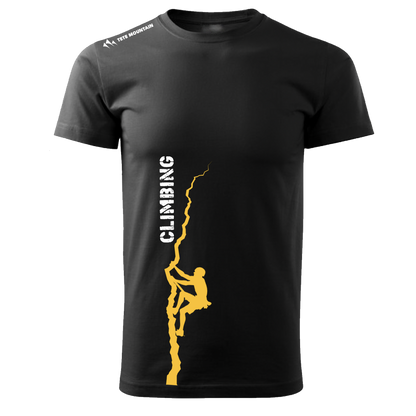 Tricou - Rock Climbing - Negru