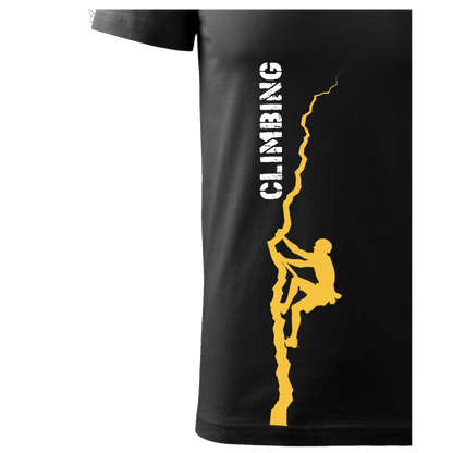 Tricou - Rock Climbing - Negru